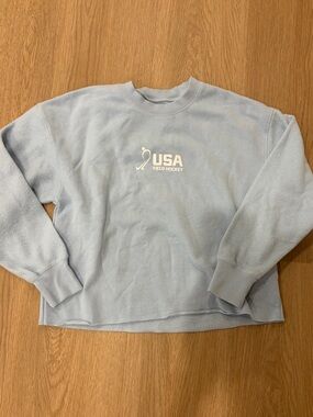 League Light Blue USA Field Hockey Crewneck Sweatshirt